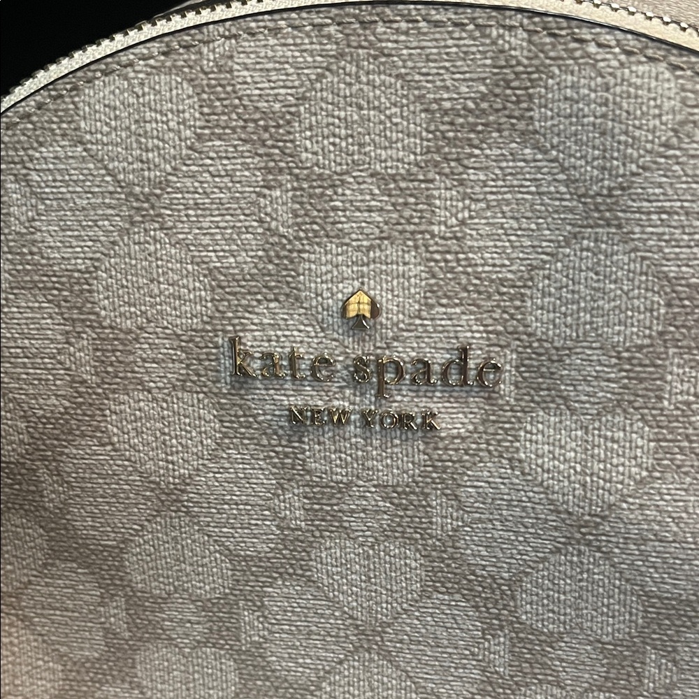 Kate Spade Cream Patterned Backpack - Picture 2 of 8